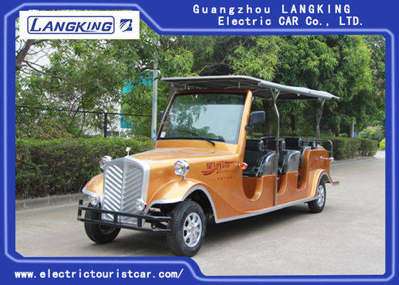 Trung Quốc 8seats Hành khách 48V Pin 4KW Motor Electric Xe cổ cho khu nghỉ mát công viên lớn nhà cung cấp