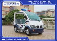4 Seater Electric Golf Cart For Security Cruise Car With Caution Light