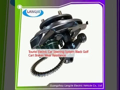 Hệ thống lái xe điện du lịch Đen Golf Cart phanh chống mòn