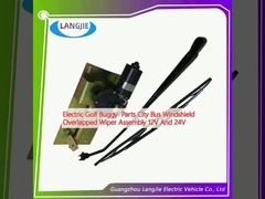 Các bộ phận xe hơi golf điện xe buýt thành phố kính chắn gió chồng chéo máy lau 12V và 24V