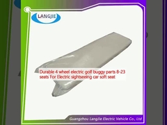 Chất liệu bền 4 bánh xe golf xe hơi điện 8-23 chỗ ngồi cho xe du lịch điện ghế mềm