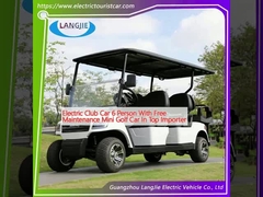 Xe điện 6 người với bảo trì miễn phí xe golf mini trong hàng đầu nhập khẩu