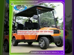 4 xe tải golf hành khách với động cơ 48V 5KW xe tải golf động cơ điện