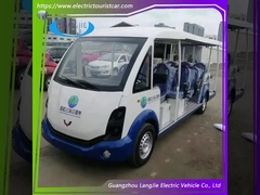 Sản xuất 14 chỗ ngồi xe điện Shuttle Van Điểm tham quan xe ô tô Trung Quốc Mini Bus Cho khách sạn