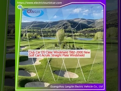 Club Car DS Clear Windshield 1982-2000 Xe golf mới Acrylic Plate thẳng kính chắn gió