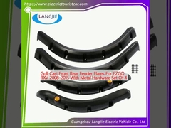 Golf Cart phía trước phía sau Fender Flares cho EZGO RXV 2008-2015 Với bộ phần cứng kim loại 4