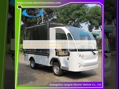 Loại hàng hóa Sân bay pin chạy 2 chỗ xe hành lý điện Xe vận chuyển hàng hóa Để gửi thực phẩm