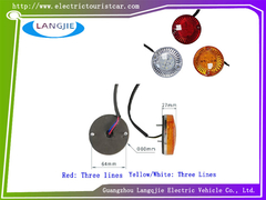 Marshell Electric Tham quan và xe tuần tra với đèn LED quay lại 8cm