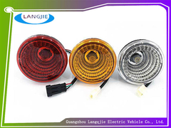 4 bánh xe điện tham quan xe 11MM đèn ngược LVTONG xe vệ sinh đèn đuôi phía sau