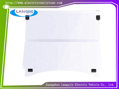 Phụ tùng xe golf EZGO có kính chắn gió di động