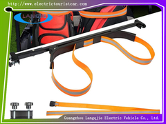 Ghế sau có thể điều chỉnh cho xe golf điện EZGO, giá để gậy