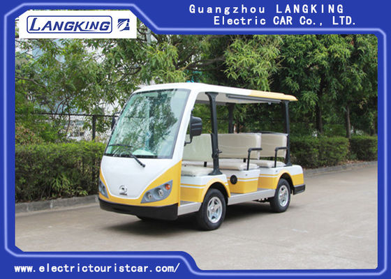 Trung Quốc Xe golf 8 chỗ màu trắng / vàng Xe buýt điện Tham quan xe buýt mini Trung Quốc nhà cung cấp