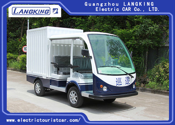 Trung Quốc Balck Seats Xe chở hàng bằng điện / Xe tải điện Van với tải trọng hàng hóa 450KGS Max.Speed ​​28km / H nhà cung cấp