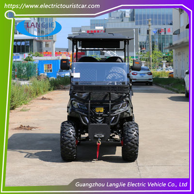 Giá tốt. 2 + 2 Seater Lifted Club Car Electric Battery Golf Buggy Xe săn với DOT trực tuyến