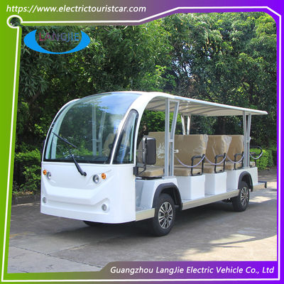 Giá tốt. Bốn bánh xe 14 chỗ ngồi xe chở khách điện 72V 7.5kw động cơ AC cho bãi đậu xe trực tuyến