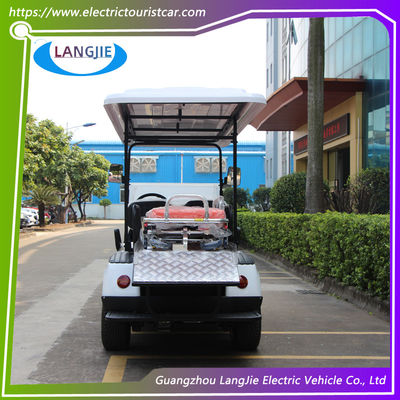 Giá tốt. 2 chỗ ngồi + 1 giường nhiều hành khách xe cứu thương điện 48V AC Motor For Park trực tuyến