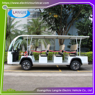 Giá tốt. Xe du lịch điện 11 chỗ ngồi Xe golf điện với bộ điều khiển AC cho bãi đậu xe trực tuyến