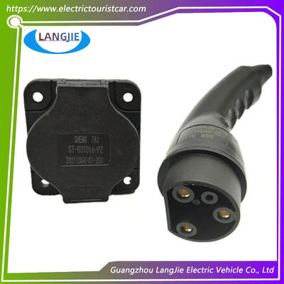 Giá tốt. Đầu cắm và ổ cắm sạc xe tham quan bốn bánh LVTONG Cáp sạc xe golf 0-220V Phổ thông trực tuyến