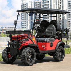 Giá tốt. New Model Electric Golf Cart with 14-inch Wheels Q235 Chassis and 10-inch Display for Comfort Driving trực tuyến