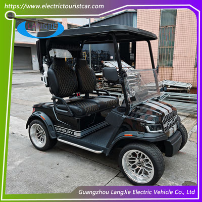 Giá tốt. 2 Seaters Electric Golf Cart with Power-Assisted Steering Double Swing Arm Suspension and Foldable Windshield trực tuyến