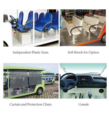 Xe điện tốc độ thấp phổ biến lái xe mượt mà xe điện tour cho vận chuyển hành khách