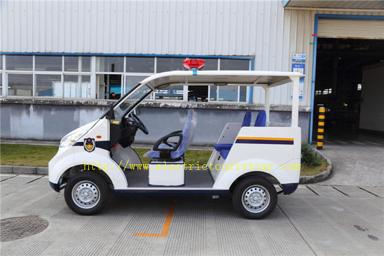 Xe tuần tra điện chở khách nhiều màu 4 màu cho hành trình an ninh với đèn cảnh báo