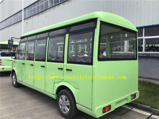 Xe buýt tham quan điện 18 chỗ, xe đưa đón đến trường có cửa 30 Km / H