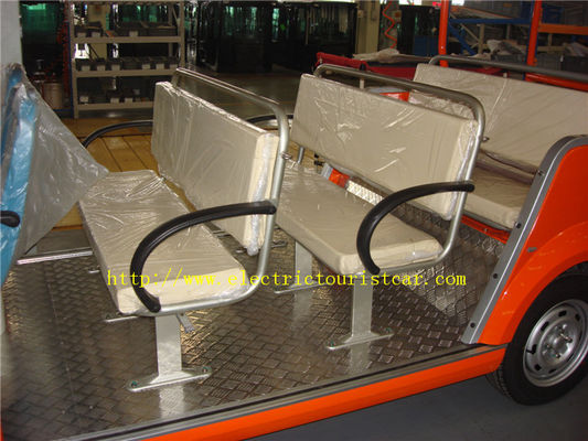 Xe tải điện sử dụng hợp lý, xe điện hợp pháp màu cam 23 chỗ