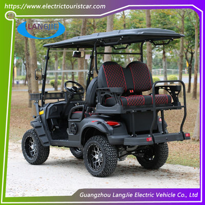 4 chỗ ngồi Xe golf điện Khả năng leo núi cao 48V Xe golf pin cho sân golf