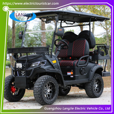 Giá tốt. 4 chỗ ngồi Xe golf điện Khả năng leo núi cao 48V Xe golf pin cho sân golf trực tuyến