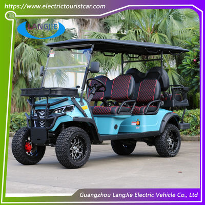 Hiệu suất cao 5KW AC Motor Off-Road Xe săn điện 6 chỗ ngồi Xe golf nâng