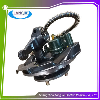 Hệ thống lái xe điện du lịch Xe golf màu đen Phanh chống mài mòn