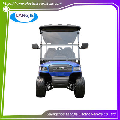 4 chỗ ngồi Hành khách 48V pin 5KW động cơ xe săn điện cho khu nghỉ dưỡng công viên lớn