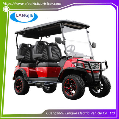 Xe săn điện cao cấp được phê duyệt CE 4 người xe gôn 48v điều khiển cho sân bay công viên
