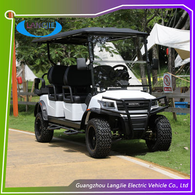Động cơ AC Xe săn bắn điện 6 người Xe xe golf Xe xe golf cho sân bay công viên