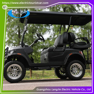 Thang cao 4 bánh xe câu lạc bộ Golf Buggy Cart 4 chỗ ngồi Xe điện câu lạc bộ xe golf tổng thống