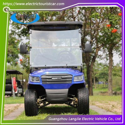 Golf E Car 4 bánh xe điện Mini Golf Cart Điện động cơ 2 chỗ ngồi Golf Cart cho Resort