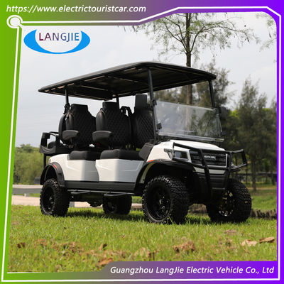 6 chỗ ngồi 48V5KW Xe săn điện Khả năng leo núi tốt Xe golf điện mới với CE