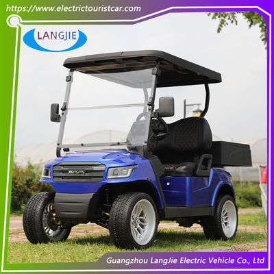 48 Volt Club Car Xe tải điện 2 chỗ ngồi AC Motor Electric Food Cart For Resort