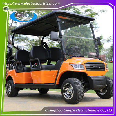 Chứng nhận CE với mái nhà 4 chỗ ngồi Xe golf điện giá rẻ Với pin 48V