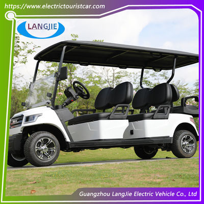 Chất chì axit khô pin Club Golf Carts Xe điện trắng Xe golf 6 chỗ ngồi