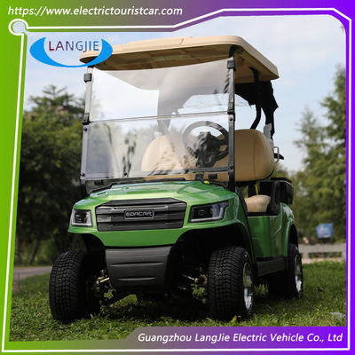 2 chỗ ngồi xe golf điện AC Motor bảo trì miễn phí pin Club xe cho sân golf