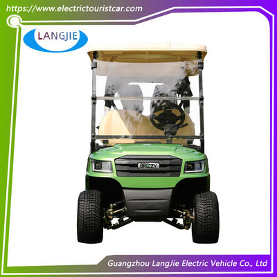Giá tốt. 4 bánh xe 2 người Electric Club Golf Cart Car 48V pin chạy với mái nhà trực tuyến