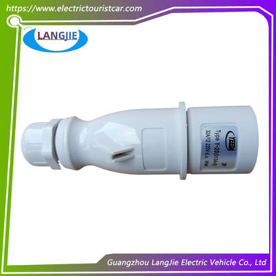 Buggy Golf Cart Charging Plug Y-20 013A-6 IP44 2P Cho xe golf Marshell và xe buýt du lịch