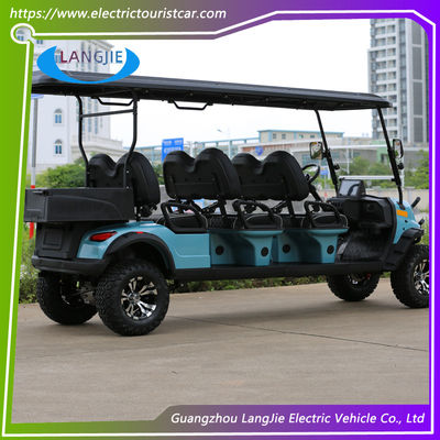 Xe tiện ích điện 6 chỗ ngồi mạnh mẽ 4 bánh xe điện Golf Buggy Cart