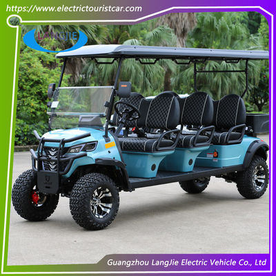 Tùy chỉnh 48 Volt 6 chỗ ngồi đường phố hợp pháp Golf xe điện Safty sử dụng cho trẻ em