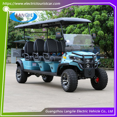 Tùy chỉnh 48 Volt 6 chỗ ngồi đường phố hợp pháp Golf xe điện Safty sử dụng cho trẻ em