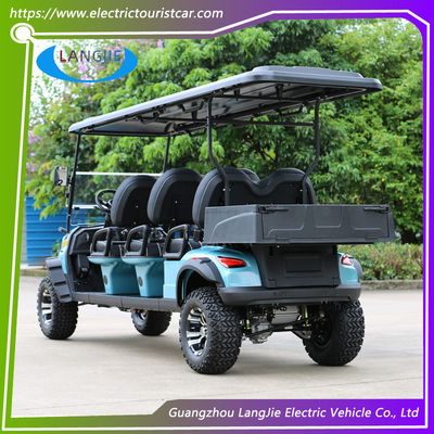 Xe tiện ích điện 6 chỗ ngồi mạnh mẽ 4 bánh xe điện Golf Buggy Cart
