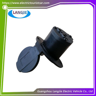 Golf Cart EAGLE Charging Plug Nữ ghế 48V Đen vật liệu nhựa