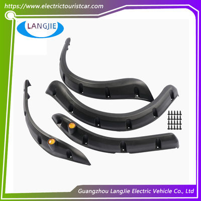 Golf Cart phía trước phía sau Fender Flares cho EZGO RXV 2008-2015 Với bộ phần cứng kim loại 4